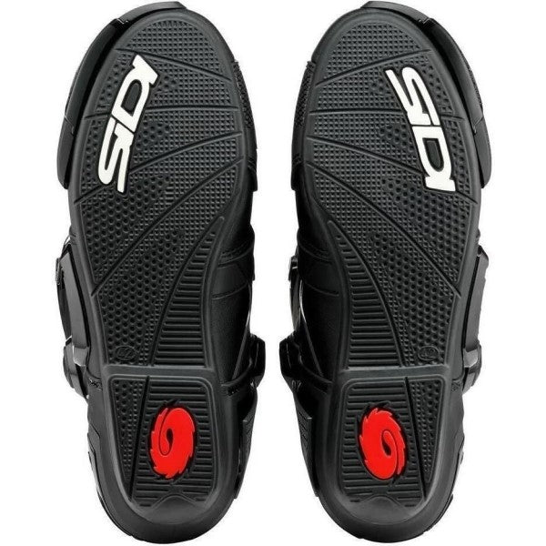 Bottes de Moto Rex Noir en paire de dessous