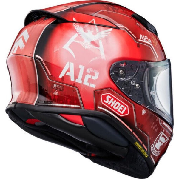 Casque Intégral de Moto RF-1400 MS-06S CHAR’S ZAKU II,  Rouge arrière