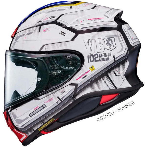 Casque Intégral de Moto RF-1400 RX-78-02 Gundam Bleu/lBanc/Rouge