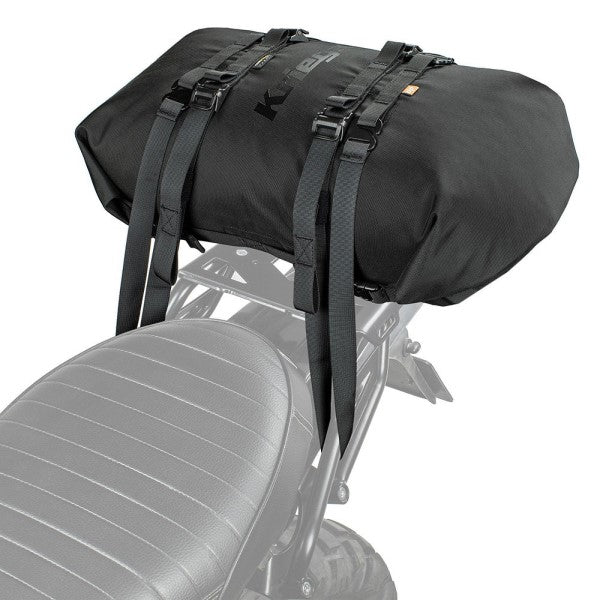 Sac Imperméable de Moto Rollpack-20 Noir longues bretelles attaché au siège 