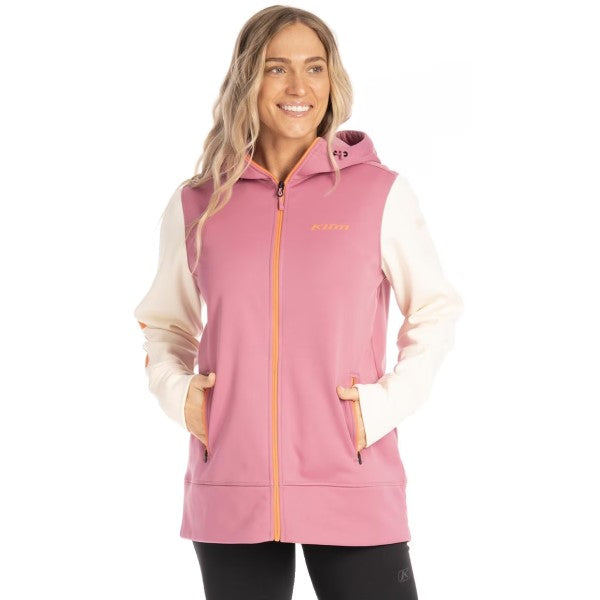 Coton Ouaté Visita Long Femme Klim rose