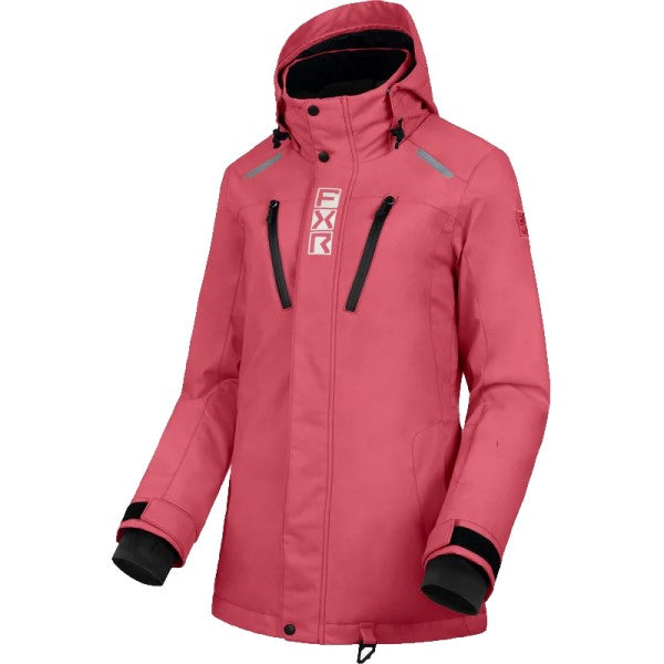 Manteau de Motoneige Aerial Femme FXR rose