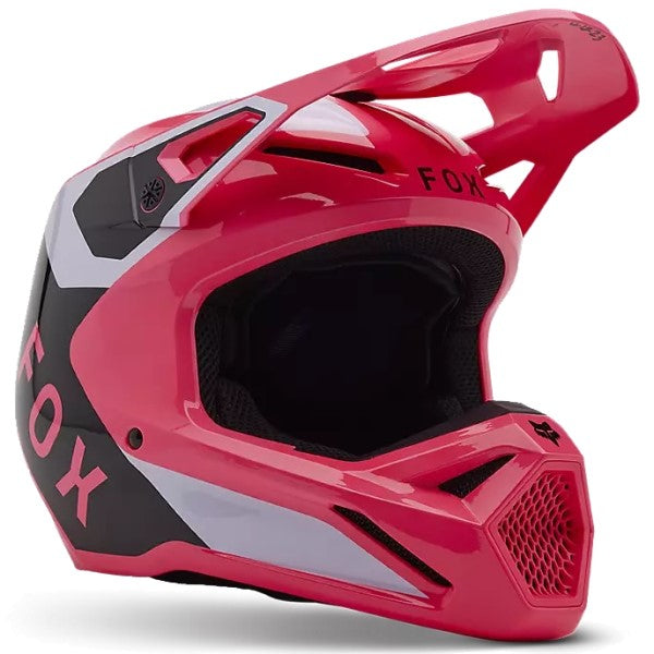 Casque de Motocross V1 Lean Fox rose