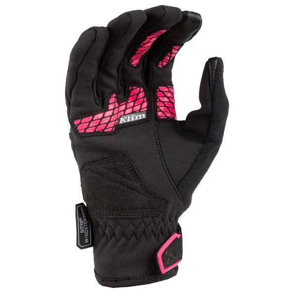 Gants Versa noir/rose derrière