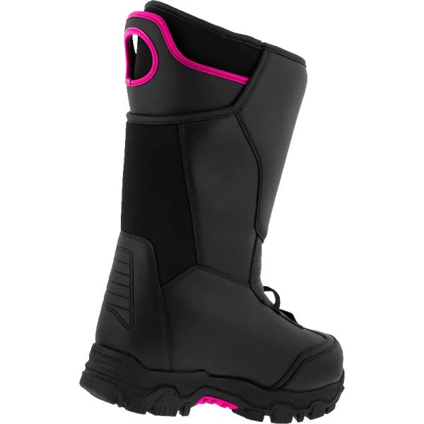 Bottes de Motoneige X-Cross Pro-Ice FXR noir et rose, côté intérieur