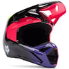 Casque de Motocross V1 Elevated Junior Fox rose, de 3/4
