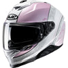 Casque Intégral de Moto i71 Sera HJC rose, de 3/4