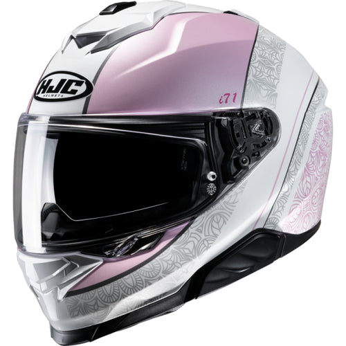 Casque Intégral de Moto i71 Sera HJC rose, de 3/4