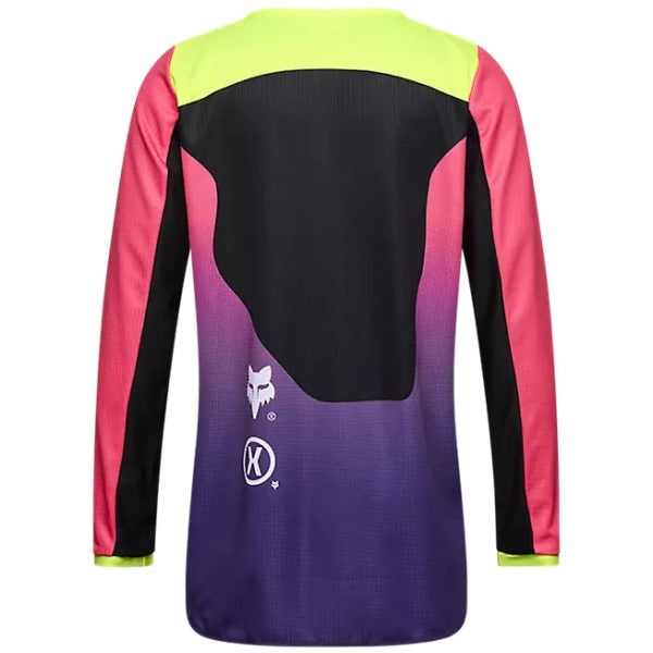 Chandail de Motocross 180 Elevated Junior Fox rose, de dos