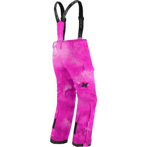 Pantalon de Motoneige Kicker Junior FXR rose, de dos