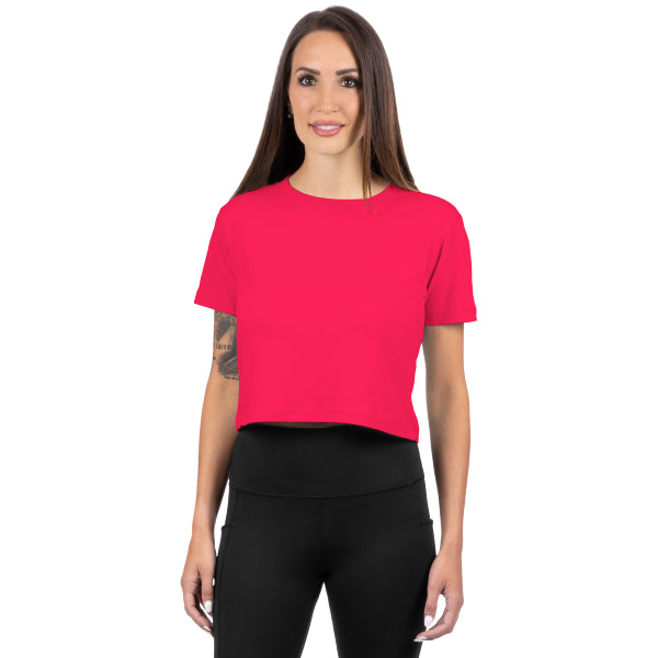 T-Shirt Court Align Femme FXR rose, de face
