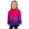Manteau Ride Reversible Enfant FXR mauve et rose, côté rose de face