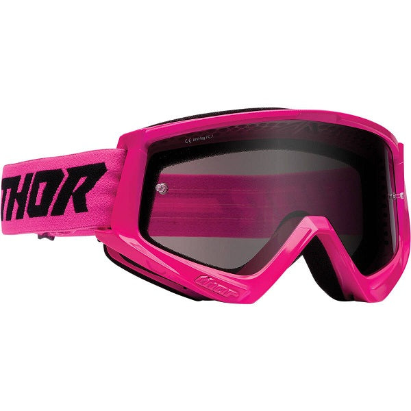 Lunettes de Motocross Combat Racer Sand Thor rose et noir