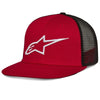 Casquette Corp Trucker Alpinestars rouge