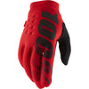 Gants de Motocross Brisker 100% rouge