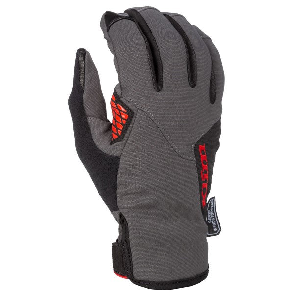 Gants de Motoneige Inversion Klim Gris/Rouge