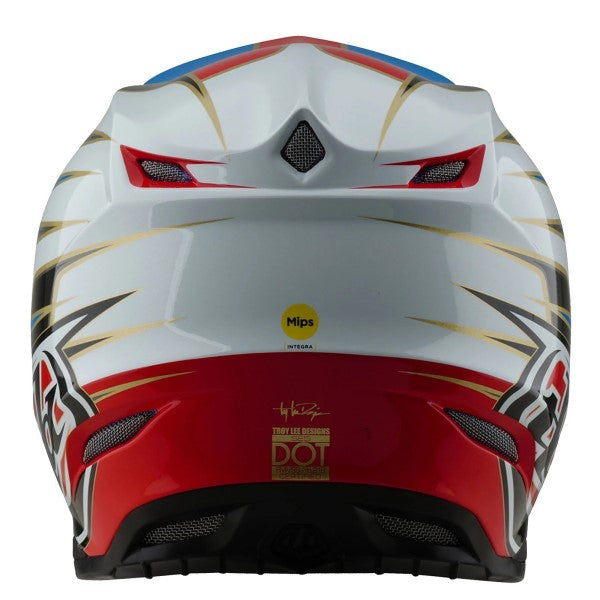 Casque de Motocross SE5 Composite Speed MIPS Troy Lee Designs rouge, arrière