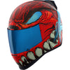 Casque Intégral de Moto Airform MIPS Manik'RR Rouge incliné de face