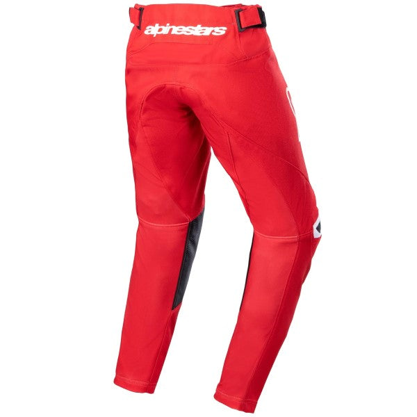 Pantalon de Motocross Racer Narin Junior Alpinestars rouge, de dos