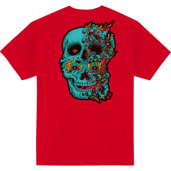 T-Shirt Munchies Icon rouge, de dos