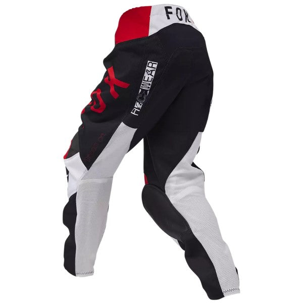 Pantalon de Motocross 180 Race Spec Junior Fox rouge, de dos