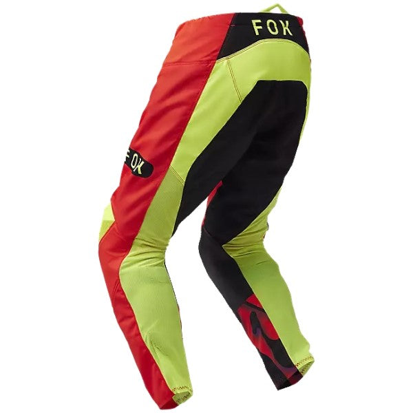 Pantalon de Motocross 180 Emotion Fox rouge, de dos