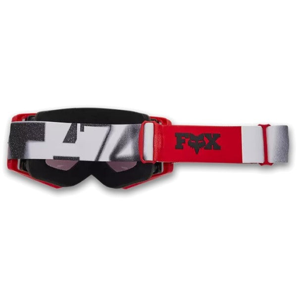 Lunette de Motocross Seventy4 Lentille Vivid Rose Tear-Off Fox rouge, de dos