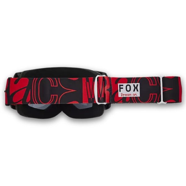 Lunette de Motocross Main Race Spec Lentille Miroir Fox rouge, de dos