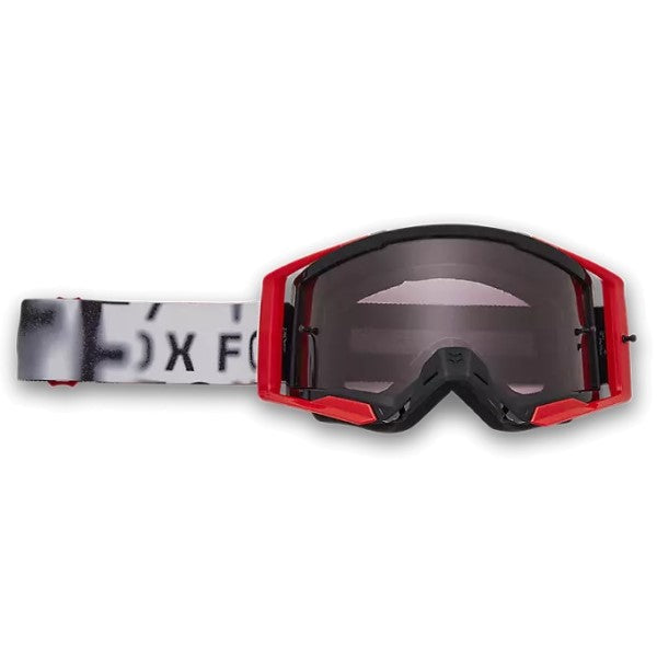 Lunette de Motocross Seventy4 Lentille Vivid Rose Tear-Off Fox rouge, de face