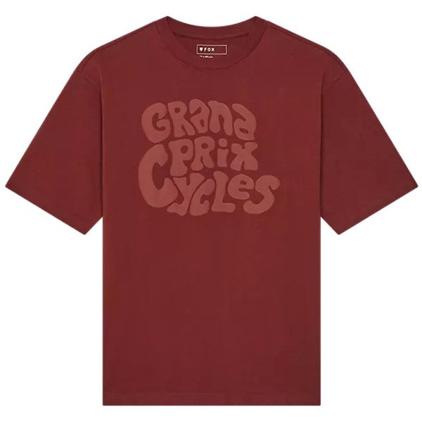 T-Shirt GPC Oversized Fox rouge, de face