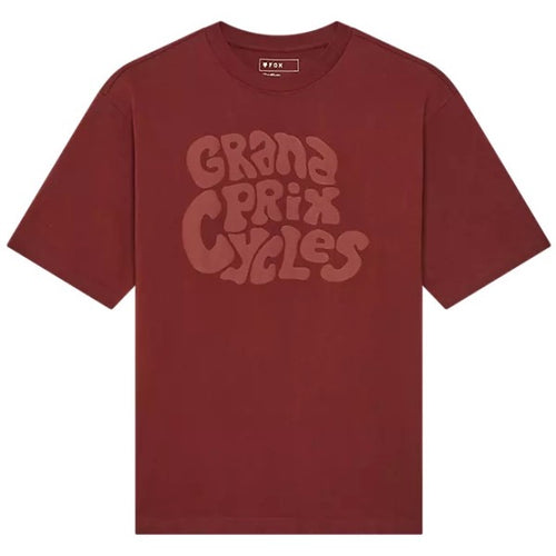 T-Shirt GPC Oversized Fox rouge, de face