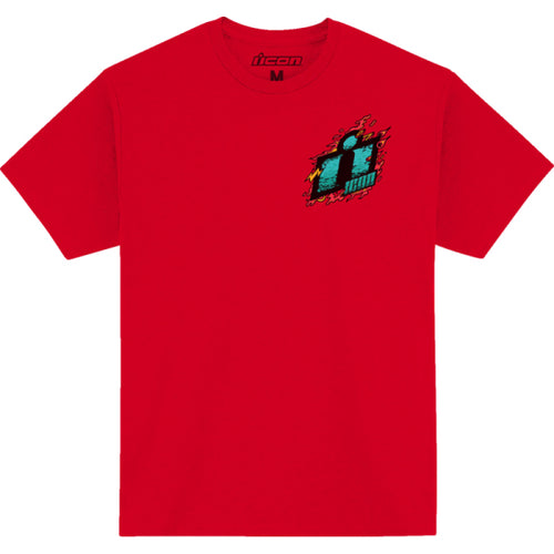 T-Shirt Munchies Icon rouge, de face