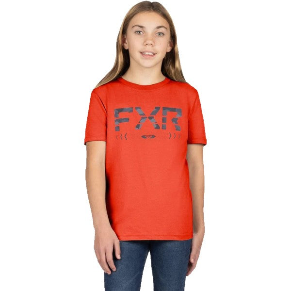 T-Shirt Helium Premium Junior FXR rouge, de face