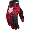 Gants de Motocross 180 Race Spec Fox rouge, dessus