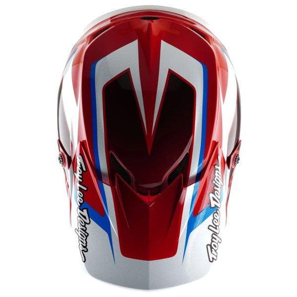 Casque de Motocross GP Shutter Junior Troy Lee Designs rouge, dessus
