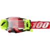 Lunettes de Motocross Armega Forecast Roll-Off 100% rouge et blanc