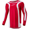 Chandail de Motocross Fluid Lurv Alpinestars rouge et blanc