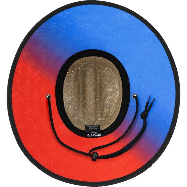 Chapeau de Paille Shoreside Junior FXR rouge et bleu, intérieur