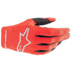 Gants de Motocross Radar Alpinestars rouge et gris