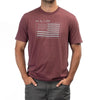 T-Shirt Patriot Klim Flag Tri-blend Klim rouge et gris