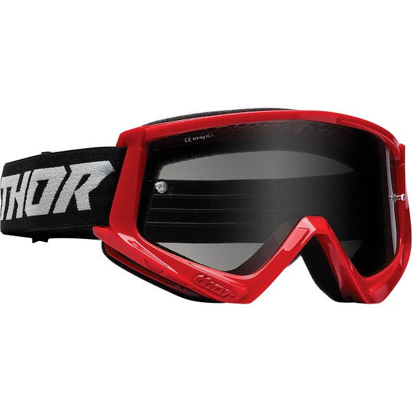 Lunettes de Motocross Combat Racer Sand Thor rouge et gris