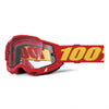 Lunettes de Moto Accuri 2 Enduro 100% rouge et jaune