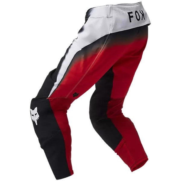 Pantalon de Motocross Flexair Infinite Fox rouge et noir, de dos