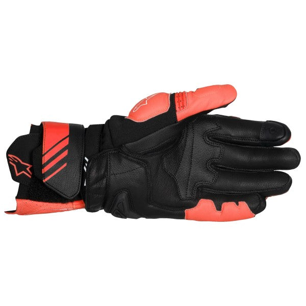 Gants de Moto GP Plus R v3 Alpinestars rouge et noir, paume