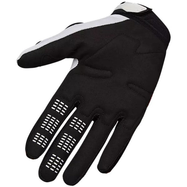 Gants de Motocross 180 Flow Fox rouge, paume
