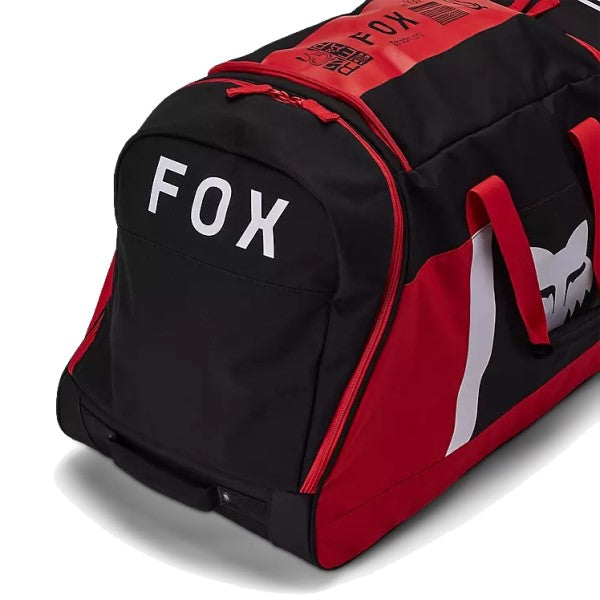 Sac à Roulettes Shuttle 180 Race Spec Gear Fox rouge, poche latérale