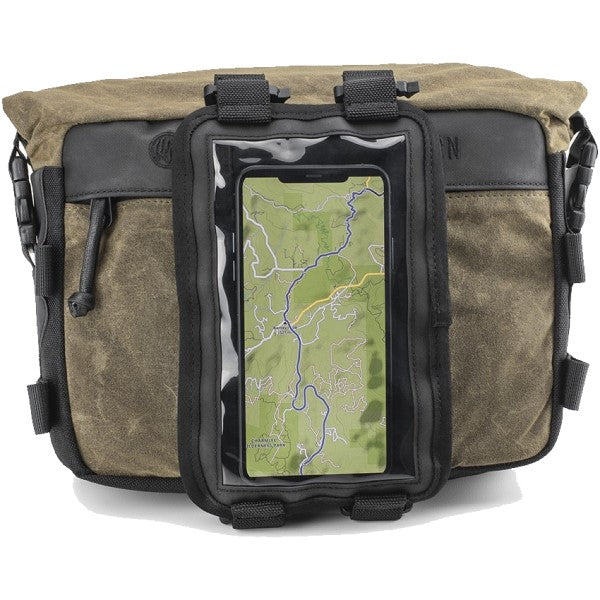 Sac de Guidon Roam Kaki poche transparente détachée pour cellulaire