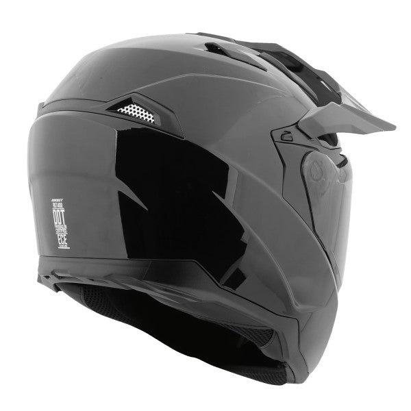 Casque Moto Double-Usage Joe Rocket RKT 400 Noir - Arrière