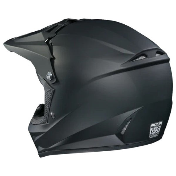 Casque de Motocross CL-XY2 Flat HJC noir, arrière