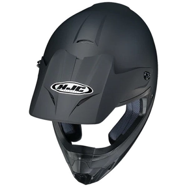 Casque de Motocross CS-MX2 Flat HJC noir, dessus